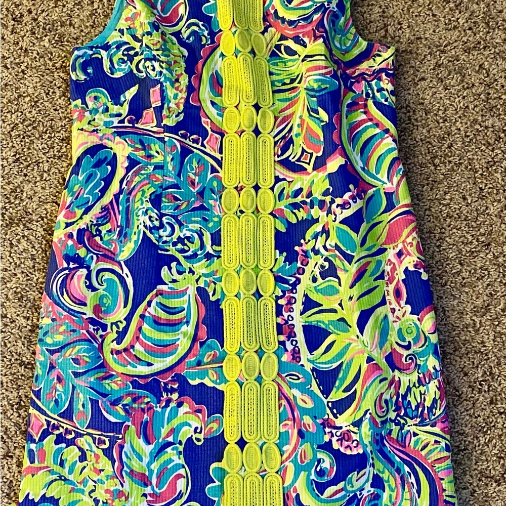 Lilly Pulitzer Delia Shift Dress in Multi Toucan Play Size 12